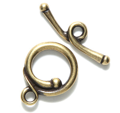 TC6208-AB: Toggle Renaissance 16x21mm Ant Brass