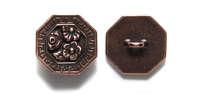 TC6601-AC: Button Blossom 18mm Ant CPPR