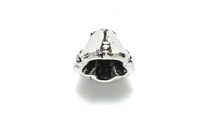 TC5664-AS: cap Bell Flower Ant SIL 5.5x8mm