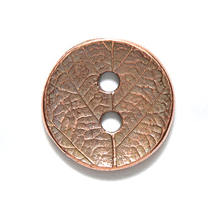 TC6559-AC: Button Round Leaf Ant CPPR 17mm