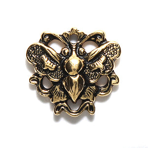 TC3224-AG: Link Butterfly 16x17mm Ant GLD