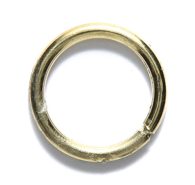 MH1-BR: Macrame Ring 1" Brass PLT