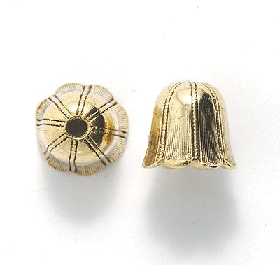 PW5303-AG: Bead Cap Ant Gold 10x12mm - 1PC