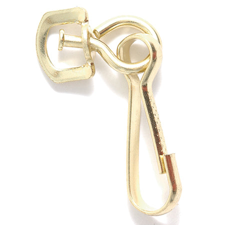 MS190-G: Lanyard Clip Swivel Loop Gold 12PC