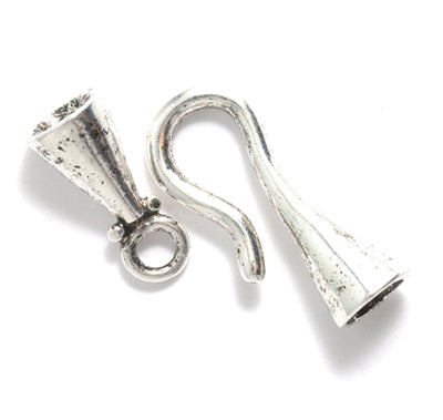 PW1008-7AS: Clasp Cord End Hook&eye 7x35mm