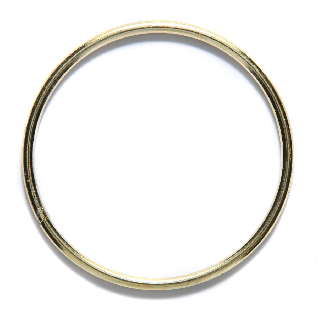 MH10-BR: Macrame Ring 10" Brass PLT