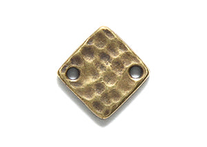 TC3082-AB: Link Hammered Diamond 12mm Ant Brass