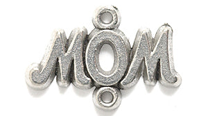 PW3388-S: Mom Connector w/2 Holes Ant Pewter 14x20mm 1PC