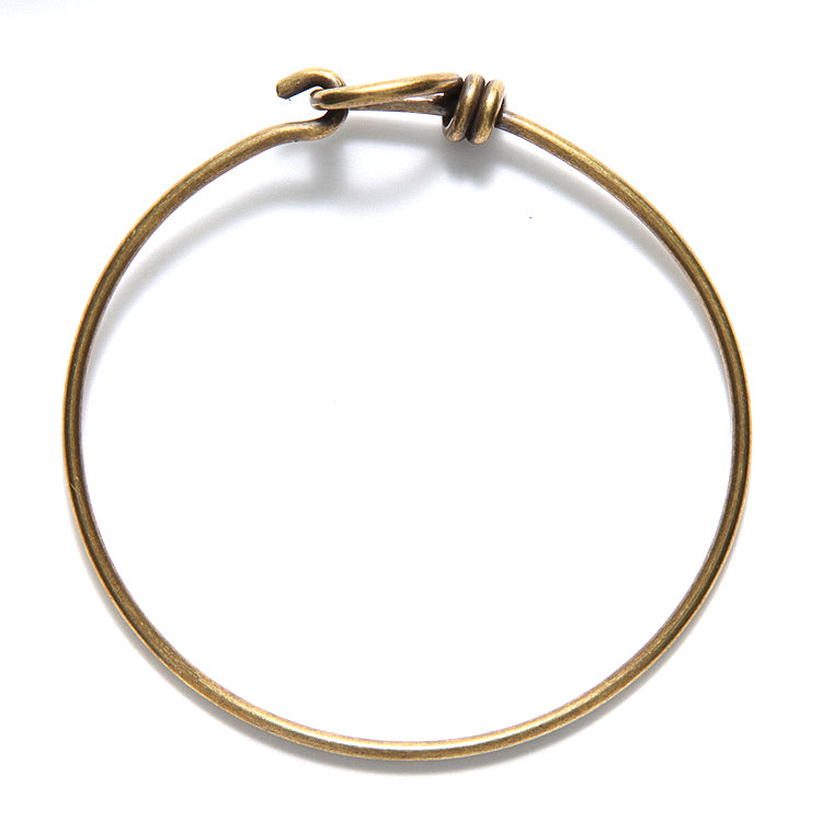 TC0301-AB: Brass Wire Bracelet Brass Oxide