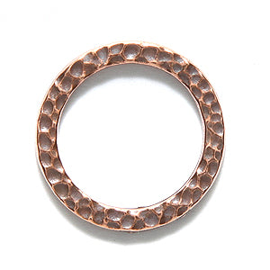 TC3087-AC: Hammered Ring 19mm Ant CPPR