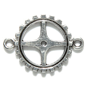 PW6403-S: Link Sprocket 18x25mm Ant Pewter 1PC