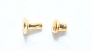 TC0060-GL: RIVET SET GLD PLT 5mm Post 10SE