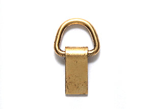 ND600-AG: Nunn Hinged Loop Bail 4x6mm ANT Gold-1EA