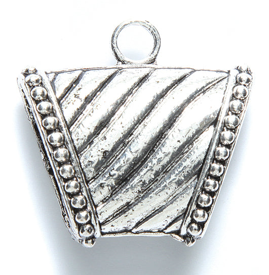 ME5499-S: Metal Slide Bail Silver 38x30x16mm-1PC