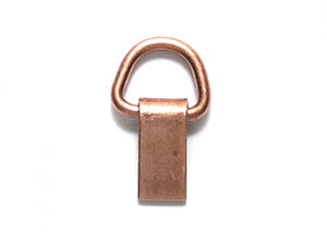 ND600-AC: Nunn Hinged Loop Bail 4x6mm ANT CPPR-1EA