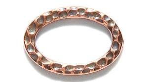 TC3088-AC: Hammered Oval 12.5x18mm Ant CPPR