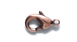 TC0110-AC: LOBSTER CLASP 7x12mm ANT CPPR