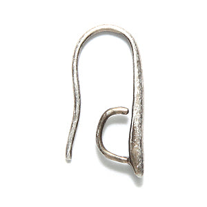 FI5012-AS: Earring Hidden Loop 23mm ANT Silver-2PR