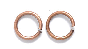 FI208-AC: Jump Ring ANT CPPR 8mm 18ga 53PC/7GM