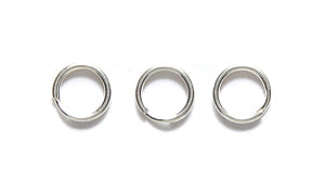 FI210-1SS: Split Ring Round Sterling SIL 5mm-10PC