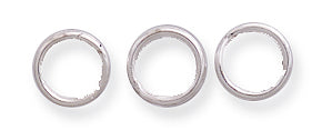 FI211-ST: Split Ring Bright SIL 6mm-- 50PC