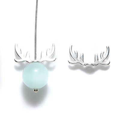 AM614: Amoracast Bead Cap Antler SS 7x13 Fits8MM