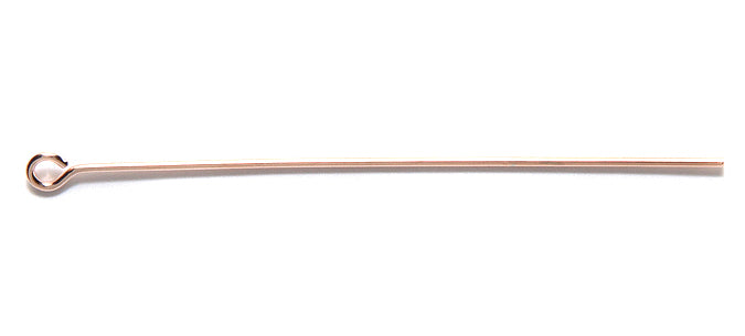 FI63 2RG: Eye Pin Rose Gold PLT 2IN  25PC