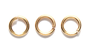 FI207-G: Jump Ring Gold 6mm 18GA 48PC/5GM