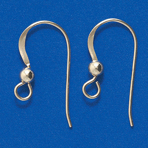 FI52-GF: Ear Wire French Style Gold Filled - 10 Pairs