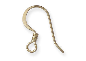 FI57-GL: Ear Wire French Style Small Gold-12PR