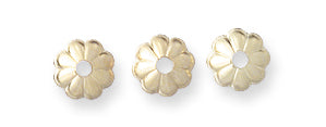 FI241-AG: Cap Domed Gold 5mm-50PC