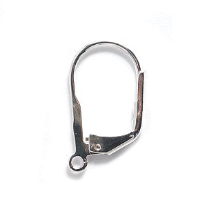 FI43-S: Earring Lever Back Silver-12PR