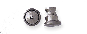 FI21-S: Earring Back Barrel Silver - 50 Pairs