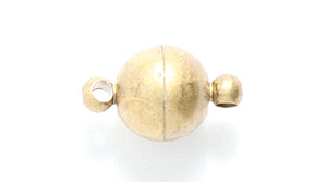 FI146-6AB: Clasp Magnetic Round 8mm ANT Brass 1PC