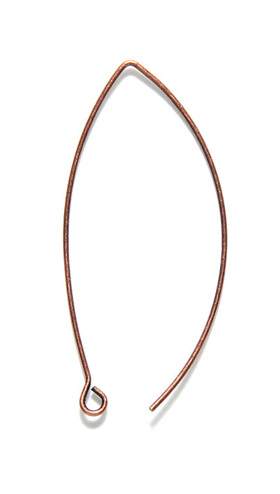 FI5011-AC: Earwire V Shape 14x44mm ANT CPPR-3PR