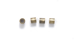 FI163-AB: Crimp Tube ANT Brass 2mm 72PC