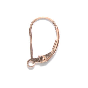 FI535-RG: Earring Lever Back Rose GoldFill