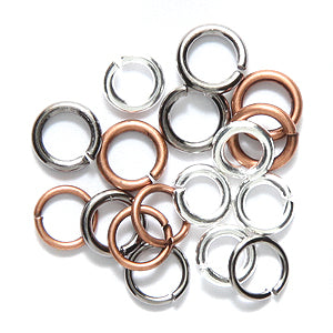 FI208-MX: Jump Ring Mix Assorted SizeGA And Finish-14GM