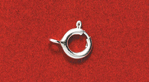 FI100-SS: Spring Clasp Sterling 5.5mm 10PC