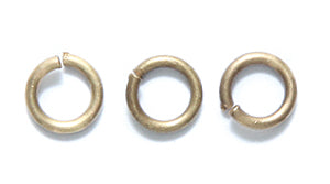 FI207-AB: Jump Ring ANT Brass 6mm 18ga 70PC/7GM