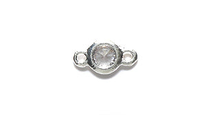 KP113-S: Channel LNK Cubic Zirconia 8.5x4.2