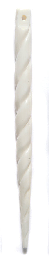 BN3524U: Bone Hair Pin 4" Twisted