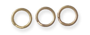 FI211-G: Split Ring Gold 6mm-- 50PC