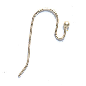 FI45-HG: Ear Wire Shepherds Ball SHG 36PR