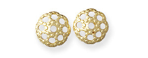 FI241-G: Cap Filigree Gold 6mm-50PC