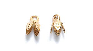 FI250-G: Cap Stone 4-prong Gold 4mm-36PC