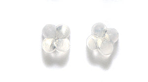 FI20-SSC: Earring Back Silicone Clover Sterling