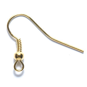 FI54-EG: Earwire French Bright Gold 36PR