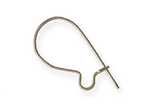 FI50-G: Ear Wire Kidney Gold-12PR