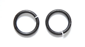 FI208-MB: Jump Ring Matte Black 8mm 18GA 70PC/7GMGM